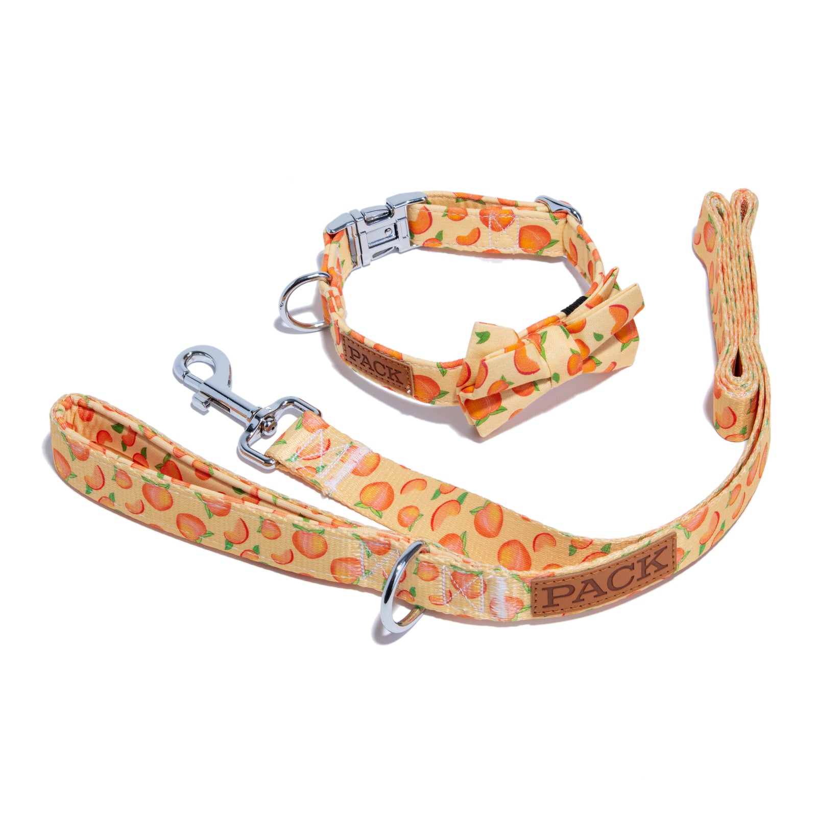 Peaches Leash + Bowtie Collar