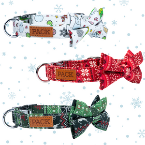 Christmas dog collars and leashes hotsell