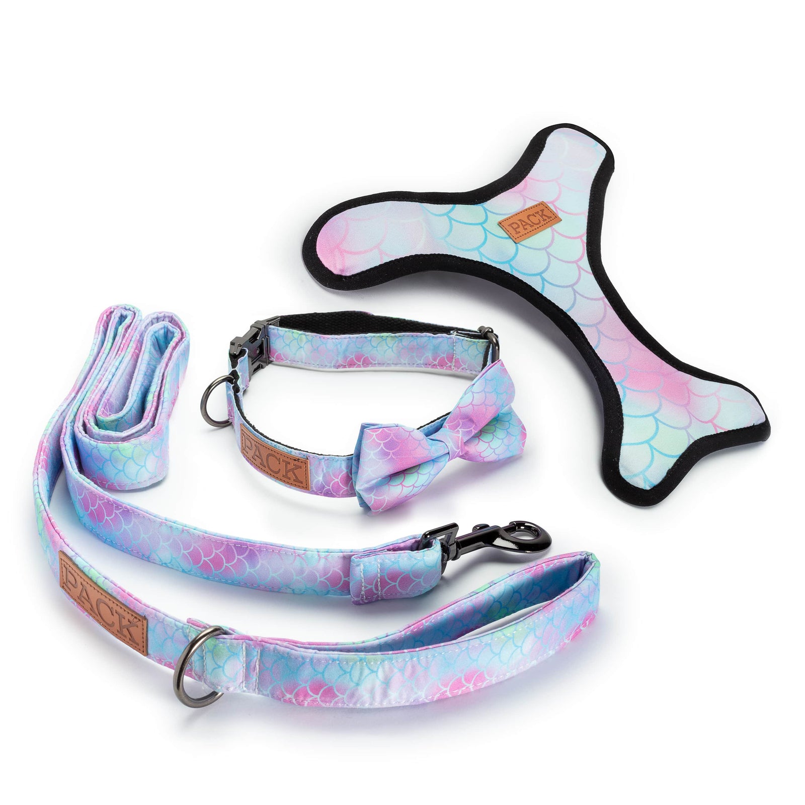 Ariel Leash + Bowtie Collar + Reversible Harness