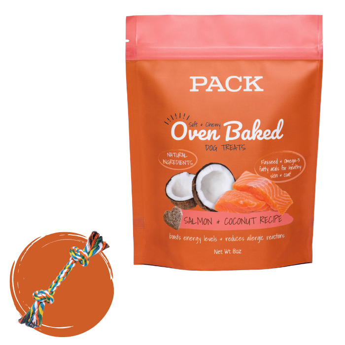 Pack Treats + Toy - Salmon & Coconut - Free Product
