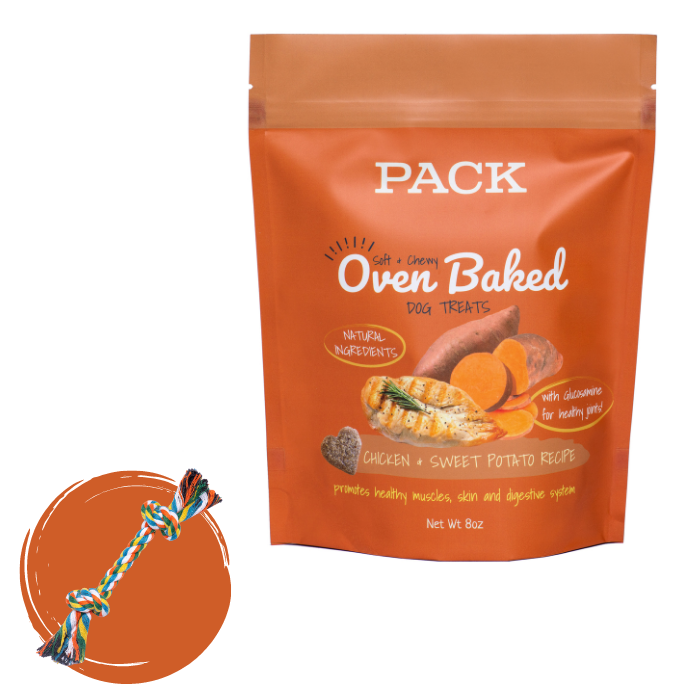 Pack Treats + Toy - Chicken & Sweet Potato - Free Product